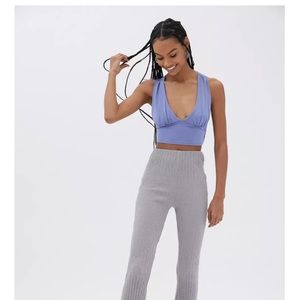 NWOT UO Phoenix Plunging Tie-Back Tank Top - Lilac